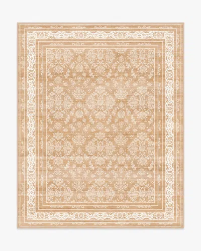 Ruggable Maelyn Camel & Ivory Flatwoven Rug In Brown