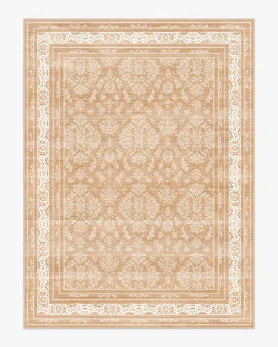 Ruggable Maelyn Camel & Ivory Flatwoven Rug In Brown
