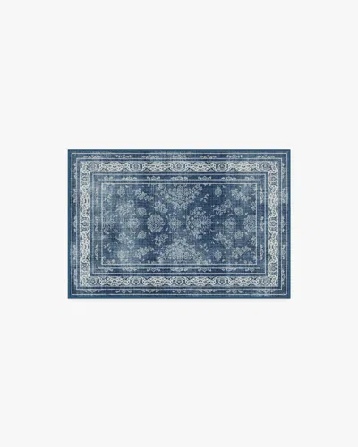Ruggable Maelyn Midnight Blue Flatwoven Rug In Multi