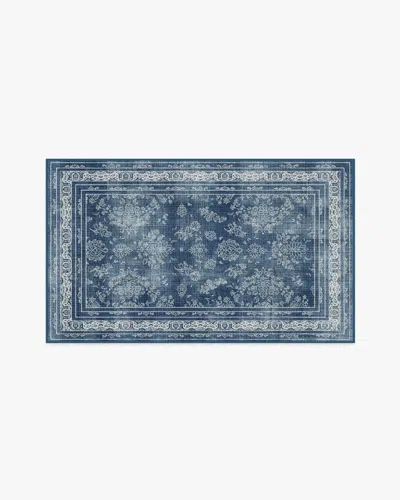 Ruggable Maelyn Midnight Blue Flatwoven Rug In Multi