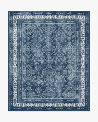 Ruggable Maelyn Midnight Blue Flatwoven Rug In Multi
