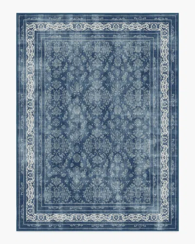 Ruggable Maelyn Midnight Blue Flatwoven Rug In Multi