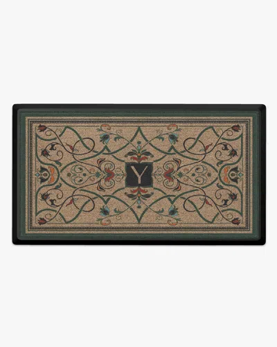 Ruggable Maeva Monogram Large Doormat In Brown