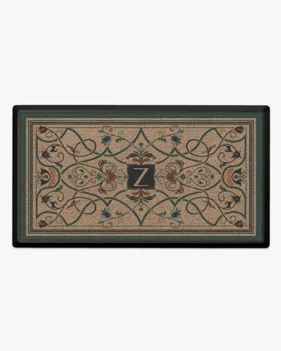 Ruggable Maeva Monogram Large Doormat In Black