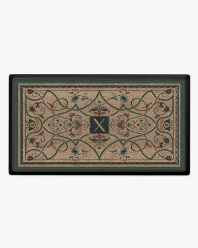 Ruggable Maeva Monogram Large Doormat In Blue