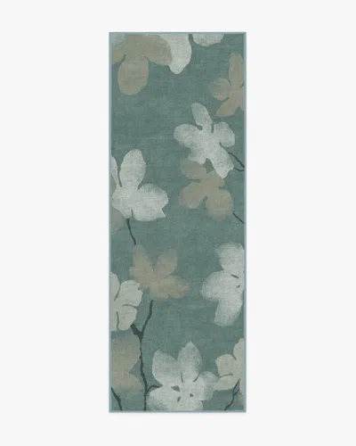 Ruggable Magnolia Teal Flatwoven Rug In Blue