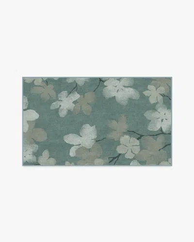 Ruggable Magnolia Teal Flatwoven Rug In Blue