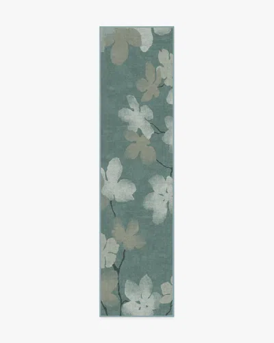 Ruggable Magnolia Teal Flatwoven Rug In Blue