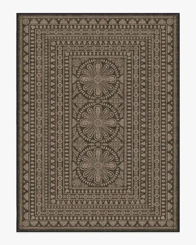 Ruggable Maia Soft Black Re-jute Rug In Brown