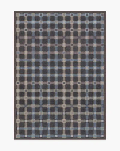 Ruggable Maja Charcoal Multicolor Flatwoven Rug In Gray