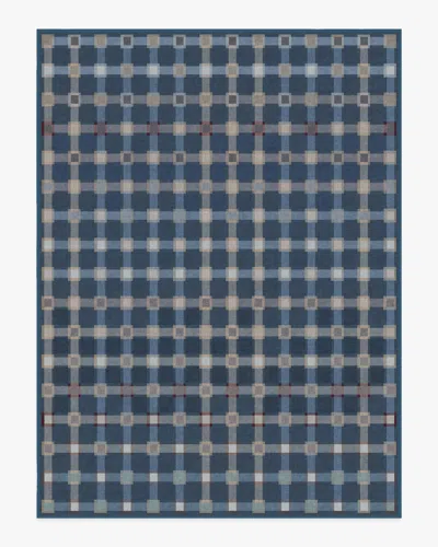 Ruggable Maja Navy Multicolor Flatwoven Rug In Blue