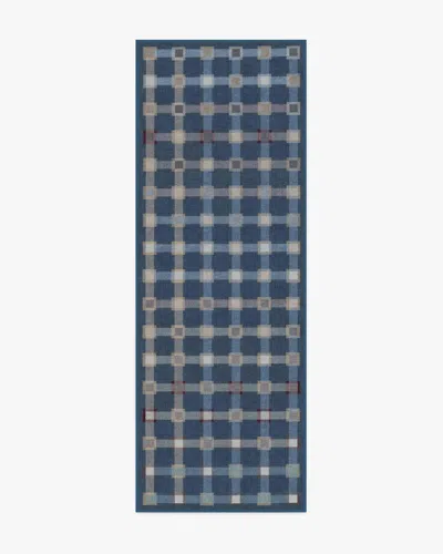Ruggable Maja Navy Multicolor Flatwoven Rug In Blue
