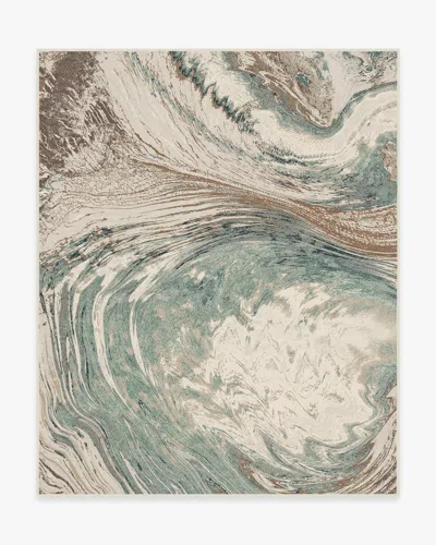 Ruggable Malaspina Natural Sage Flatwoven Rug In Animal Print