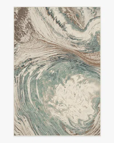 Ruggable Malaspina Natural Sage Flatwoven Rug In Multi
