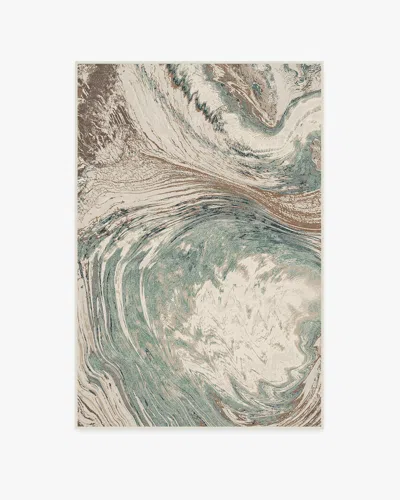 Ruggable Malaspina Natural Sage Flatwoven Rug In Multi