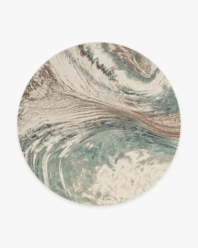 Ruggable Malaspina Natural Sage Flatwoven Rug In Green