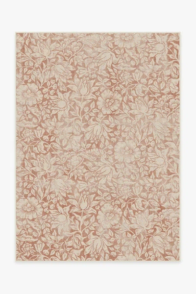 Ruggable Mallow Rust Flatwoven Rug By Morris & Co. In Animal Print