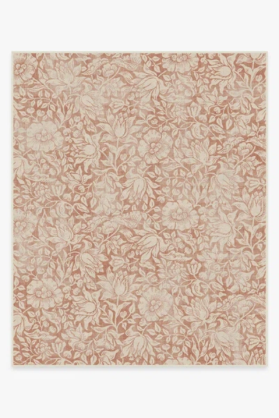 Ruggable Mallow Rust Flatwoven Rug By Morris & Co. In Brown