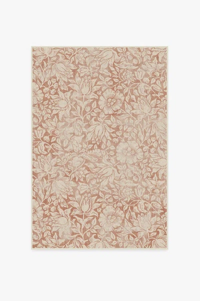 Ruggable Mallow Rust Flatwoven Rug By Morris & Co. In Blue