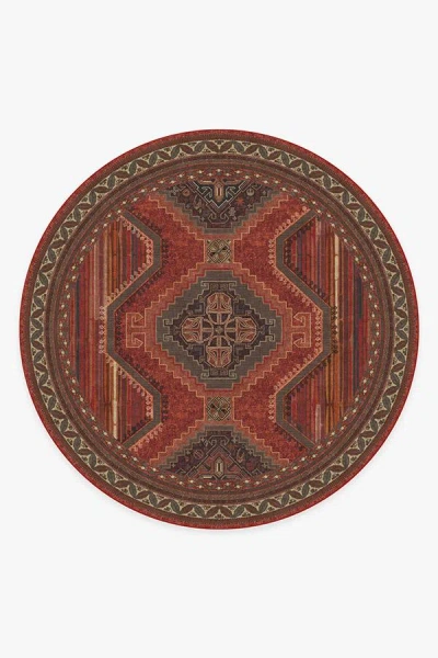 Ruggable Mandalore Scarlet Red Flatwoven Rug