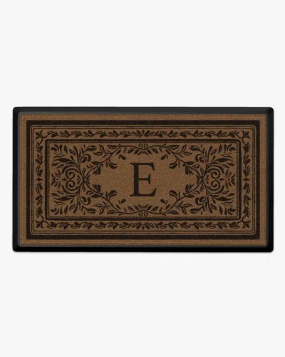 Ruggable Manor Monogram Large Doormat In Multi