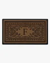 Ruggable Manor Monogram Large Doormat In Multi