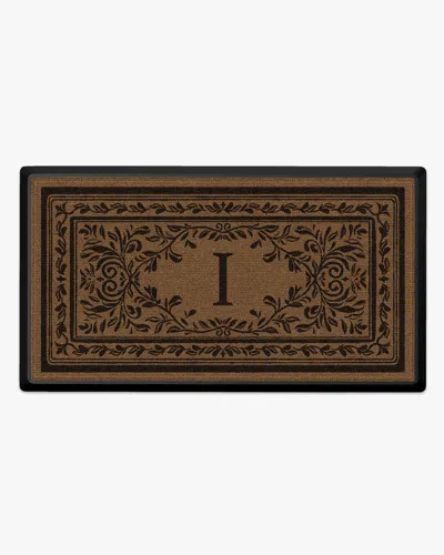 Ruggable Manor Monogram Large Doormat In Multi