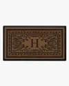 Ruggable Manor Monogram Large Doormat In Multi