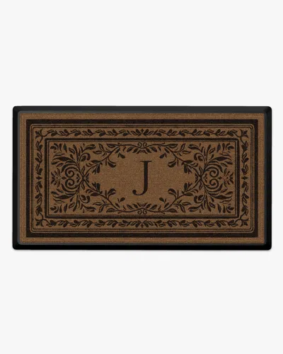 Ruggable Manor Monogram Large Doormat In Multi