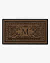 Ruggable Manor Monogram Large Doormat In Multi