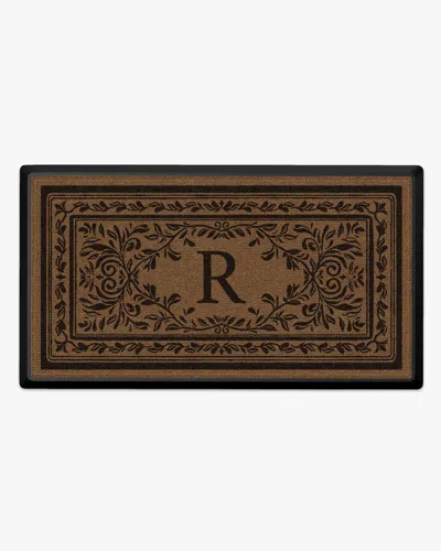 Ruggable Manor Monogram Large Doormat In Multi