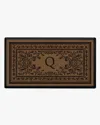 Ruggable Manor Monogram Large Doormat In Multi