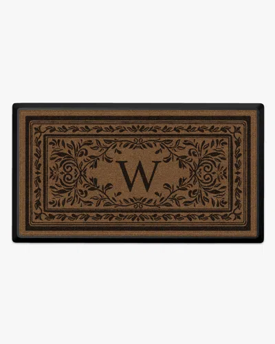 Ruggable Manor Monogram Large Doormat In Multi