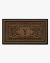 Ruggable Manor Monogram Large Doormat In Multi