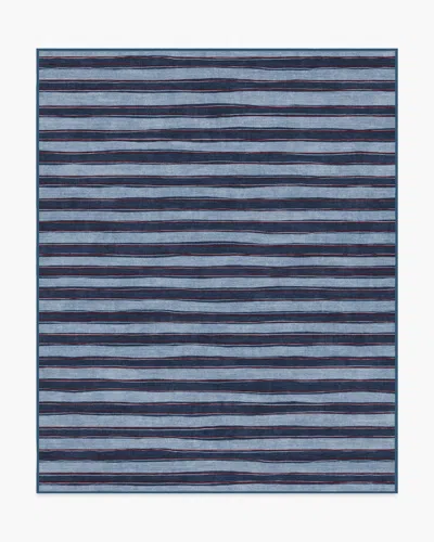Ruggable Marin Navy Flatwoven Rug In Blue