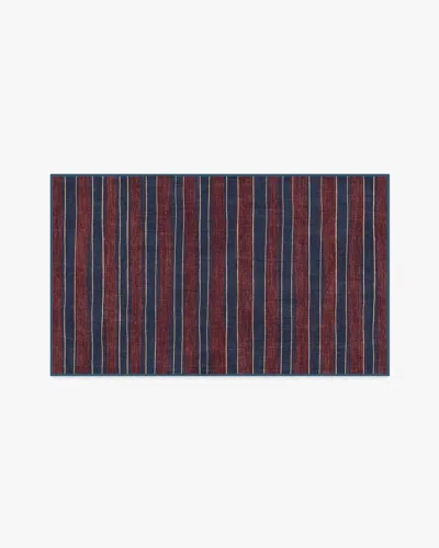 Ruggable Marin Red Flatwoven Rug In Black