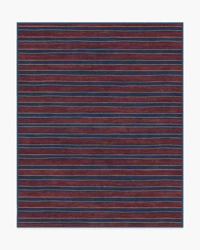 Ruggable Marin Red Flatwoven Rug In Burgundy