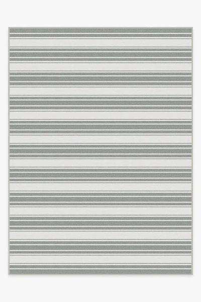 Ruggable Marina Stripe Grey Outdoor Rug In Multi