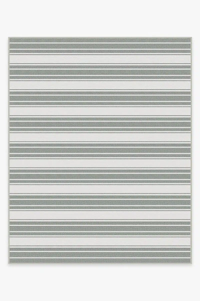 Ruggable Marina Stripe Grey Outdoor Rug In Multi