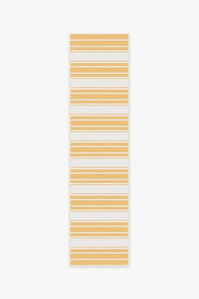 Ruggable Marina Stripe Yellow Outdoor Rug