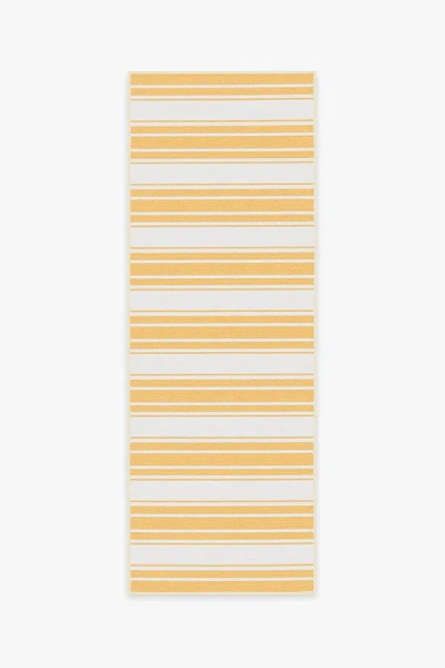 Ruggable Marina Stripe Yellow Outdoor Rug