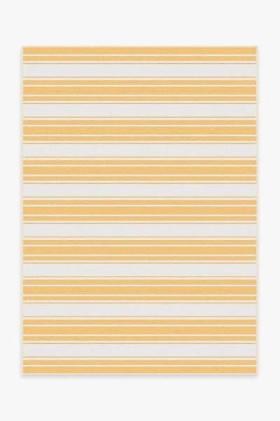 Ruggable Marina Stripe Yellow Outdoor Rug