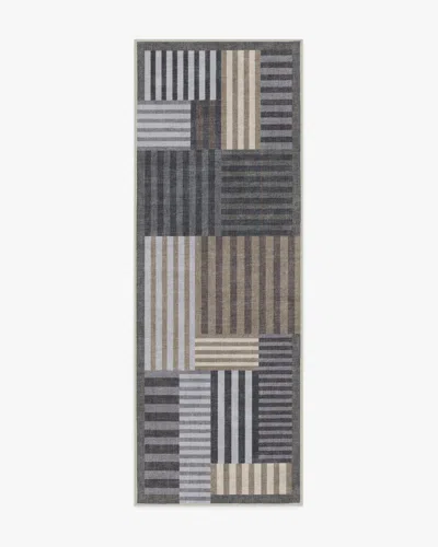 Ruggable Maritime Grey Flatwoven Rug In Animal Print