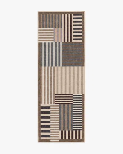 Ruggable Maritime Neutral Flatwoven Rug In Brown