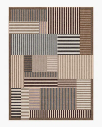 Ruggable Maritime Neutral Flatwoven Rug In Brown