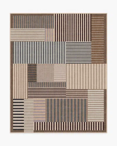 Ruggable Maritime Neutral Flatwoven Rug In Brown