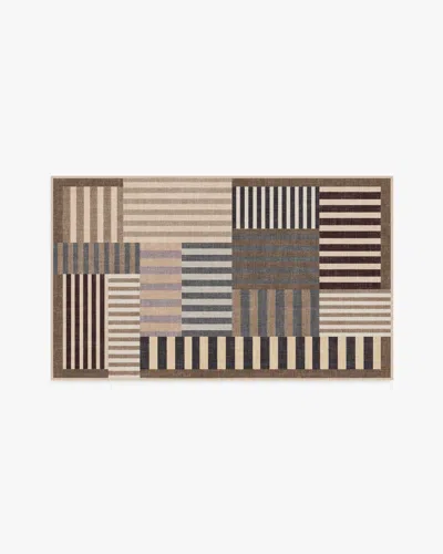 Ruggable Maritime Neutral Flatwoven Rug In Brown