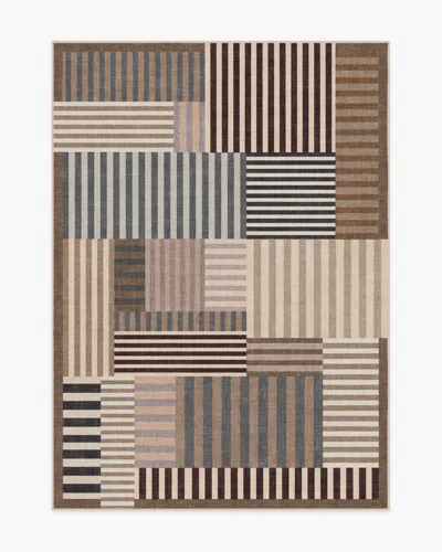 Ruggable Maritime Neutral Flatwoven Rug In Multi