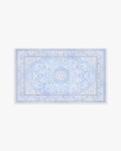Ruggable Mazzy Ornamental Blue Flatwoven Rug By Humberto Leon