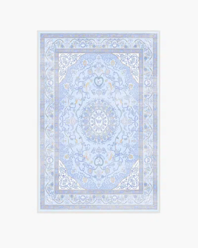 Ruggable Mazzy Ornamental Blue Flatwoven Rug By Humberto Leon In Multi